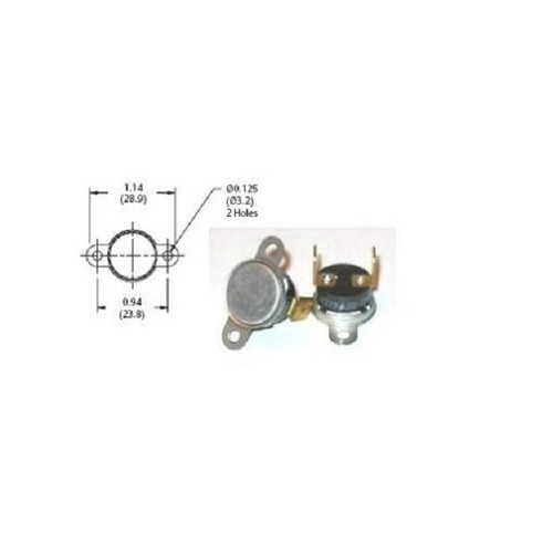MTDH120 Fireplace Fan Blower Heat Temp Switch